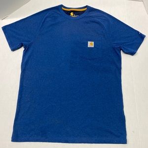Carhartt Men's Medium Short Sleeve T-Shirt - Blue